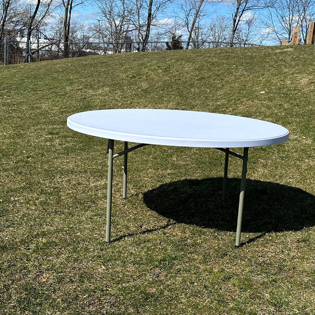 5 Foot Round Table Rentals 60” – Cape Cod Party Rentals